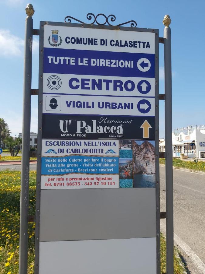 Appartamento Vista Mare Calasetta Eksteriør bilde